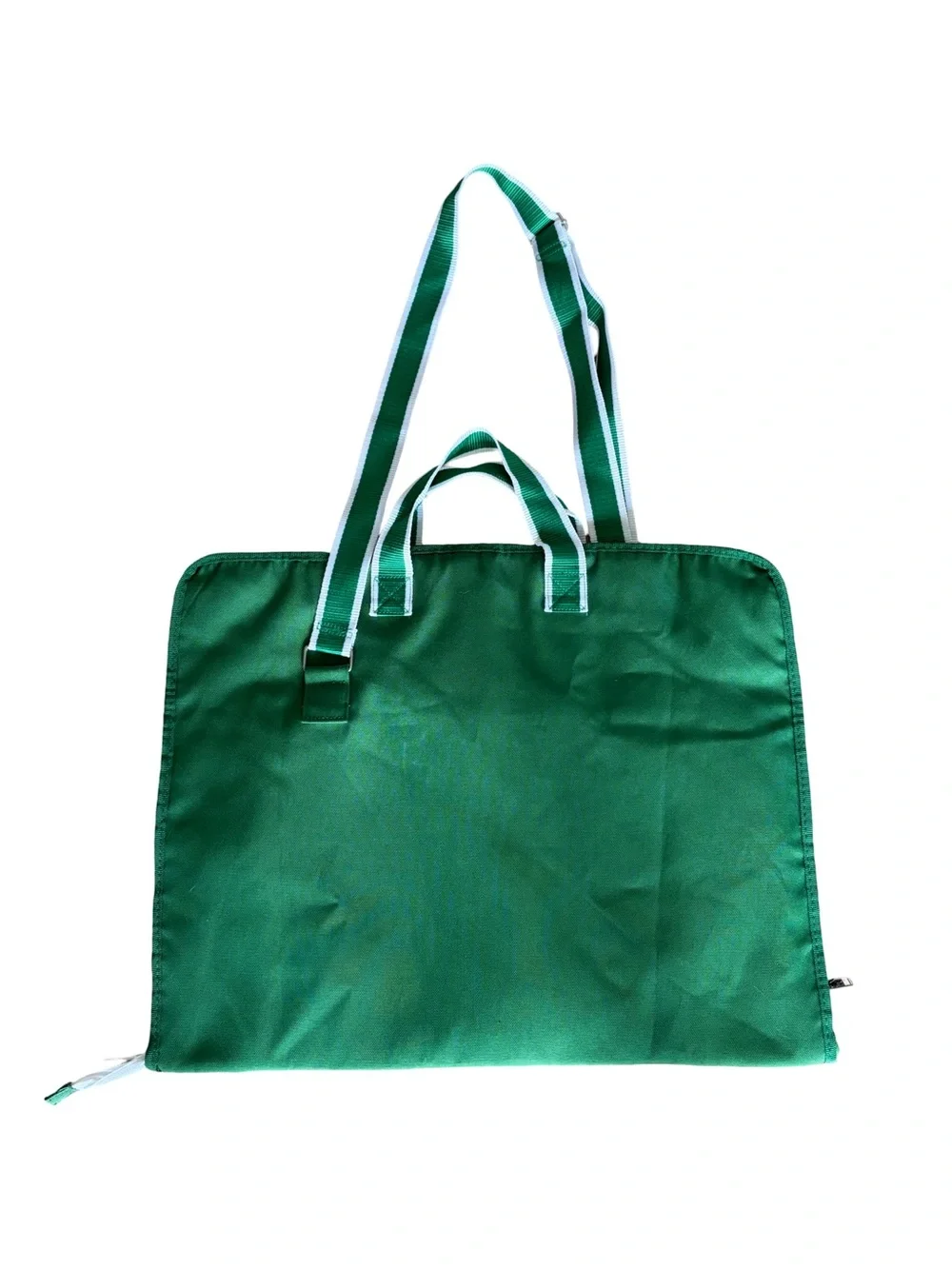 Vintage Lacoste Green Convertible Garment Travel Bag NWOT